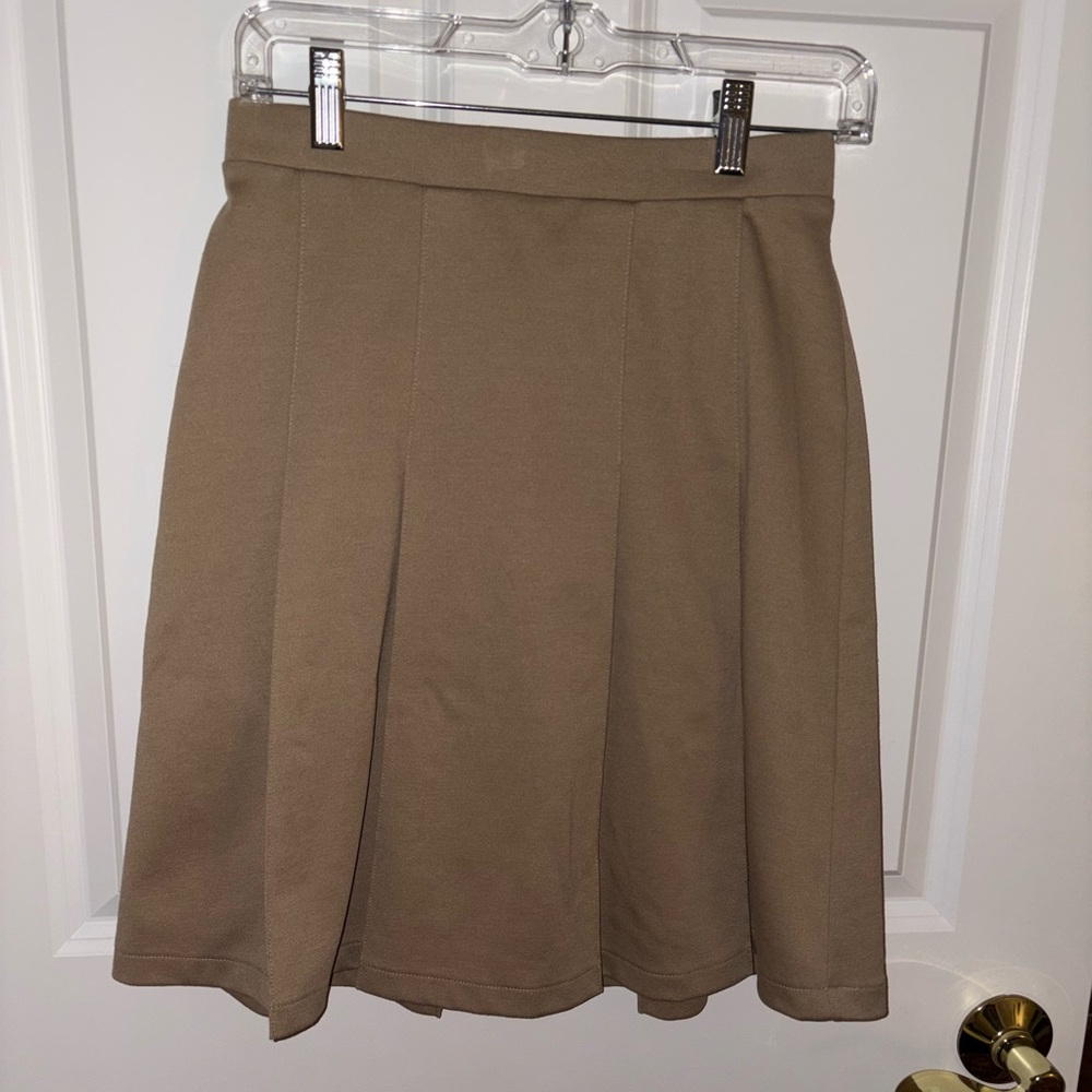 Lands' End School Ponte Pleat Skirt